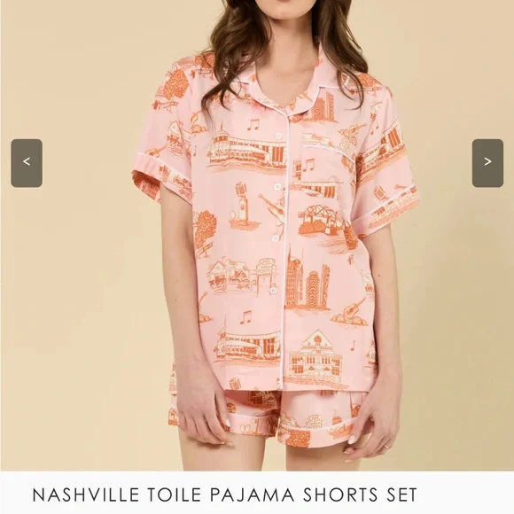 Katie Kime Nashville Toile Pajama Set - Picture 5 of 5